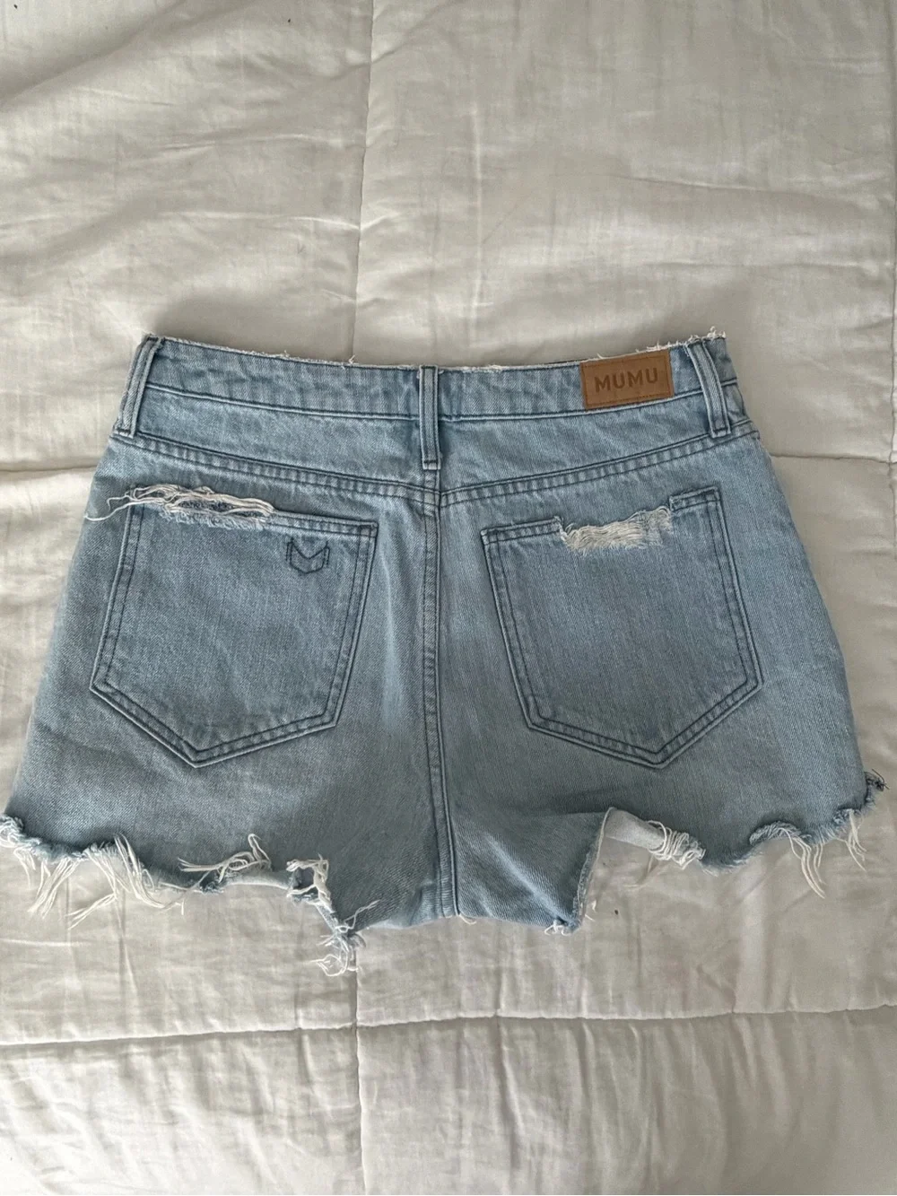 Show Me Your Mumu High Waist Cut Off Shorts 29 - Picture 2 of 4